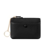 Pure Color Mini Coin Purse Card Holder Short Wallet Card Pocket Change Bag  Outdoor juoda