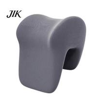 Memory Foam Head Cushion Office Chair Headrest Pillow Neck Shoulder Support Ergonomic Working Pain Relief Travel Afternoon Nap Sleeping High-tenacity tamsiai pilka spalva
