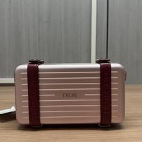 [Pre-Owned] X Dior Collaboration Capsule Collection Aluminum Magnesium Alloy Handheld Suitcase Style Leather Crossbody Bag - Very Good #6NC9DW ONE SIZE