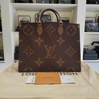 [Pre-Owned] Louis Vuitton Onthego GM 'Brown Monogram Canvas/Brown Monogram Reverse Canvas' - Excellent #1ULVEFX ONE SIZE