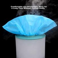 Yessel Non-Woven Thick Shoe Covers, 200 Pieces, Unisex, Indoor Breathable Dust-Proof Foot Covers, Wear-Resistant Non-Slip Disposable