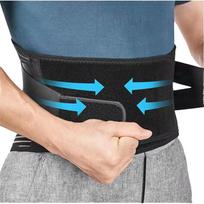 Best-Selling Customized Men's Breathable Lumbar Support Waist Brace 6 Stay Elastic Adjustable for Back Protection Medical S juoda
