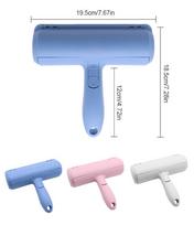 Luxury Pet Self-Cleaning Hair Removal Roller One-Hand Operation for Cats Dogs Durable Pet House (Pink,19.5*18.5*6 CM) rožinė
