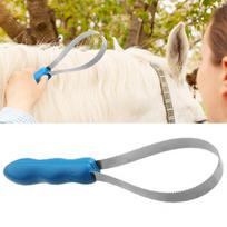 High-quality Stainless Steel Pet Hair Removal Cleaner Dog and Cat Hair Removal Comb Pet Dehair Comb mėlyna