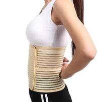 HKJD Adjustable Elastic Spandex Waist Support Lower Lumbar Back Brace Lumbar Abdominal Binder Belt for Pain Relief S balta
