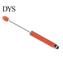 Non-Damaging Touch Screen Stylus Beadable Pen for Touchscreen, Gradient Pen, High Stylish Screens Precision Writing School Office Classroom Study Use oranžinė