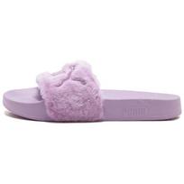 PUMA Fur Slide Rihanna Fenty Orchid Bloom Womens 365772-02 35.5 rožinė