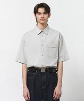 Il Corso Essential Short Sleeve Shirt Light Grey Iesh5E401G1 Light Grey/00L