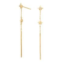 Vendome Aoyama K18 Yellow Gold Diamond Earrings AGVA1613 DI [Official]