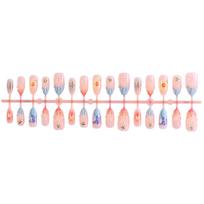 30Pcs Press On Nail With Realistic Flower Designs Acrylic Fake Nail For Women Girls DIY Manicure 1