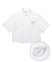 Palet Women'S F Symbol Drawing Shirt White White/S