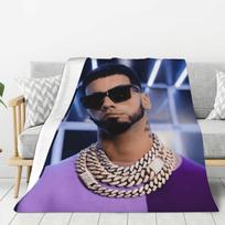 Custom Ultra-Soft Fleece Anuel AA Real Hasta La Muerte Throw Blanket Warm Flannel Blankets for Bed Car Sofa Quilt 130x150cm