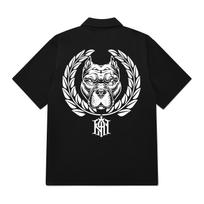 Khan 6312 Kysb0195 Pitbull Short Sleeve Shirt Black Black/L