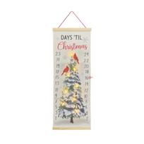Fabric Christmas Tree Advent Calendar Countdown Wall Hanging Decoration One Size