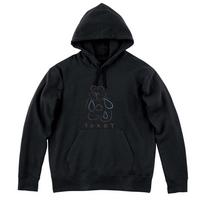 Peace Peace Sorry Teddy Bear Hoodie Gray/M