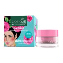 Pamatinis matinis putėsiai: atspalvis Caramel Mocha (15 ml), Starburst Matte Mousse Foundation Caramel Mocha, Biotique
