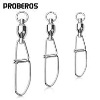 Stainless Steel Rotating Pin, Eight Character Rotating Ring, Sea Fishing Equipment 3#-10pcs