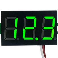 DC įtampos indikatorius, 2,5–40 V, 0,28 col., žalias