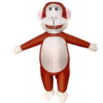 Pink-eared monkey inflatable costume, for adults 155-190cm ruda