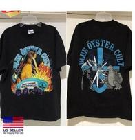 Blue Oyster Cult band 90s 2 side black T shirt Remake tee S5XL Unisex T-Shirt XXL