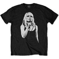 Debbie Harry T Shirt Open Mic Blondie Band Logo Official Mens Black XL XL