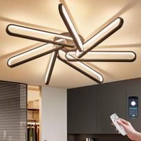 LED lubinis šviestuvas su nuotolinio valdymo pultu Brimeti, 84cm