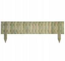 Impregnuota medinė vejos tvorelė palisada 90 cm, natūrali
