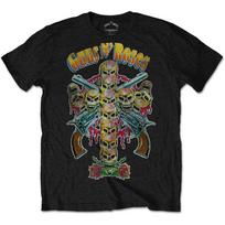 Guns N Roses Unisexs Cross 80s TShirt Black Medium S