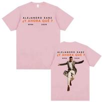 Alejandro Sanz Y Ahora Qu Gira 2026 Merch T Shirt Unisex Unisex Fashion Hip Hop High Street TShirt Oversized Tees Unisex S