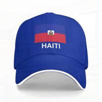 Support Haiti Flag Trucker Hat  Haitian Pride Baseball Cap with Adjustable Lightweight Breathable Unisex Hat for Men  Women