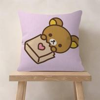 Cute Rilakkumas Body Pillow Gifts Home Office Furnishings Bedroom Sofa Car Cushion Cover Case 45x45cm 30x30cm