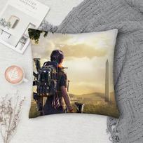 Game Tom Clancys The D-Division 2 Pillow Case Square Double-Sided Printing Short Plush Sofa Cushion Cover Bedroom Bedside Pillow 30x30cm