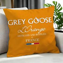 alcohol Grey Goose Cushion Cover Cushion Cover Set 4Pcs 50x50 45x45 40x40 Pillowcase Decorative Sofa Home Decor 30x30cm