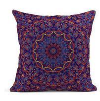 Home Decor Colorful Mandala Patterned Pillow Covers Pattern Cushion Cover Suitable for Sofa Bedroom Car Pillow Cover 40x40cm