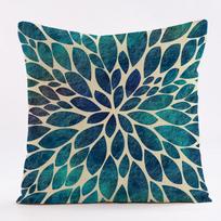 Ethnic style mandala pattern throw pillow cover with short plush print living room sofa decoration cushion cover pillow covers 35x35cm