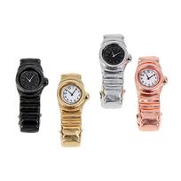 1:12 Scale Miniature Watch Set 4PCS Detailed Metal Timepieces For Dollhouses Models 1
