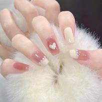 Tip Press Nails with Nail Glue and File Kit, Full Cover Fake Nails for Women Manicure at Home One Size balta