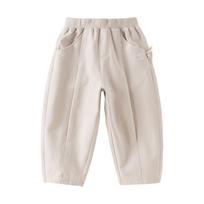 DAVE&BELLA Boys' Autumn Knitted Sports Sweatpants 140cm abrikosas