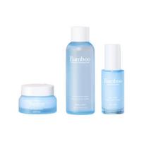[Bergamo] Bamboo Soothing & Deep Hydration 3-Piece Skin Care Set (Toner 180ml + Serum 50ml + Cream 50g) Toner 180mL + Serum 50mL + Cream 50g