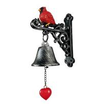 Sturdy Wall Mounted Doorbell Metal Hanging Bell Rural Style Cast Iron Bell  Porch Area Doorbell