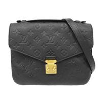[Pre-Owned] Louis Vuitton Pochette Metis 'Black Monogram Embossed Empreinte Cowhide Leather' - Very Good #1V8TSL3 ONE SIZE