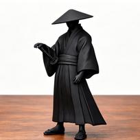 Kung Fu Theme Mini Chinese Swordsman Figure Car Ornament Exquisite Resin Statue for Dashboard Home Office Interior Decor Onesize