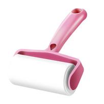 New Lint Remover Roller Pet Hair Removal Household Hair Remover Sticky Dust Roll Paper Sofa Floor Cleaning Lint rožinė