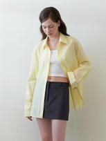 Kinder Baby Basic Loose Logo Shirts - Yellow Yellow/Free