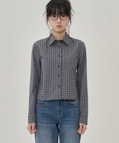 Tofi Woman W Regular Fit Check Shirt (Blue) Blue/S