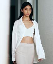 Nive Natural Linkle Loose Fit Shirts (Ivory) Free