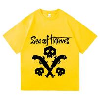Hot Game Sea of Thieves Graphic Tshirts Unisex Streetwear Loose Casual Women Men T-shirt Graphic Clothing Summer O-neck T Shirt XXL