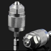 Pneumatic 3 Jaw Hex Shank Drill Chuck Adapter Pro Quick Change Universal Fit for Woodworking Drilling Hole Operations sidabras