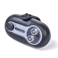 LED Light Fish Electronic Buzzer Sound Bell Fishing Bite Alarm Fishing Alarm  Pole Tip Use Gen 2-Black