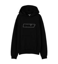Edible Let Blank Logo Print Hoodie Original Fit -Black- Black/Xl